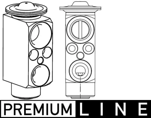 Expansion Valve, air conditioning MAHLE AVE 81 000P)