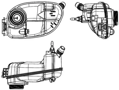 Expansievat, koelvloeistof MAHLE CRT 65 000S)