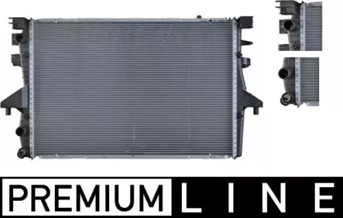 Radiator, motorkoeling MAHLE CR 585 000P)