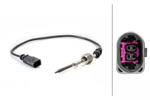 Sensor, uitlaatgastemperatuur HELLA 6PT 014 494-831)