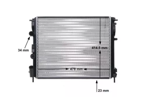 Radiator, motorkoeling MAHLE CR 35 000S)