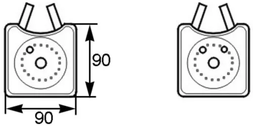 Oliekoeler, motorolie MAHLE CLC 161 000S)