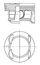 Zuiger KOLBENSCHMIDT 41007600)
