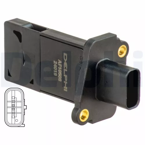 Luchtmassastroomsensor DELPHI AF10508-12B1)