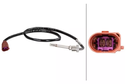 Sensor, uitlaatgastemperatuur HELLA 6PT 010 376-191)