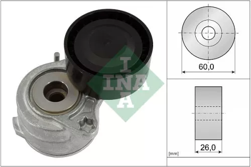 Riemspanner, V-geribbelde riem Schaeffler INA 534 0653 10)