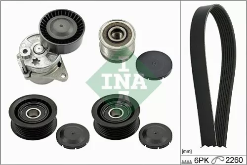 V-ribbed Belt Set Schaeffler INA 529 0115 22)