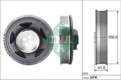 Riempoelie, krukas Schaeffler INA 544 0129 10)