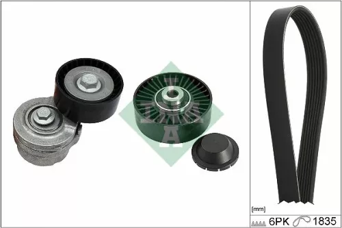 V-geribbelde riemset Schaeffler INA 529 0498 10)