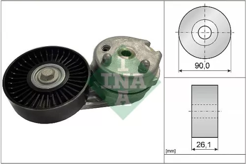 Riemspanner, V-geribbelde riem Schaeffler INA 534 0668 10)