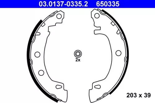 Remblokkenset ATE 03.0137-0335.2)