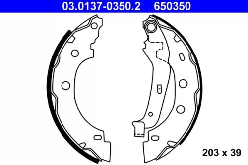 Remblokkenset ATE 03.0137-0350.2)