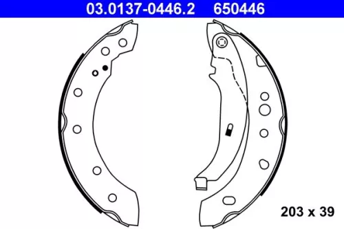 Remblokkenset ATE 03.0137-0446.2)