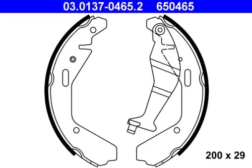 Brake Shoe Set ATE 03.0137-0465.2)