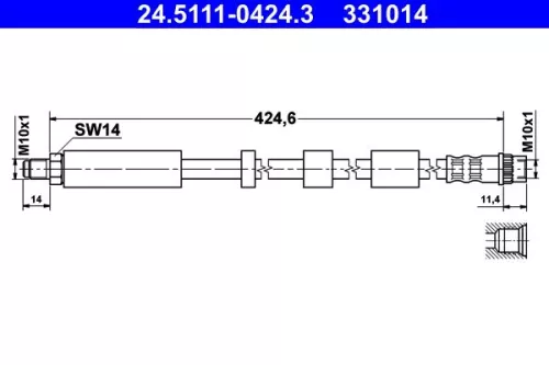Remslang ATE 24.5111-0424.3)