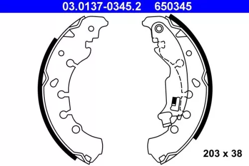 Remblokkenset ATE 03.0137-0345.2)