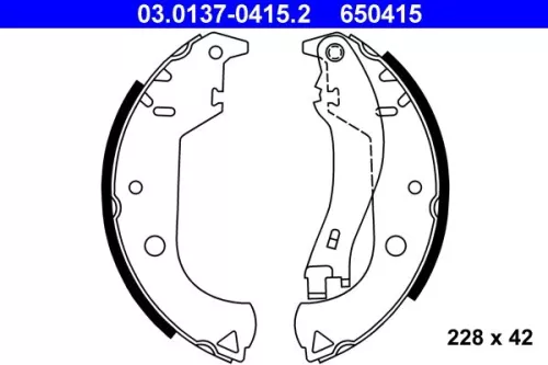 Remblokkenset ATE 03.0137-0415.2)