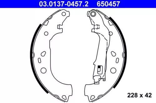 Remblokkenset ATE 03.0137-0457.2)