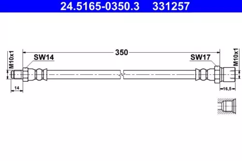 Remslang ATE 24.5165-0350.3)