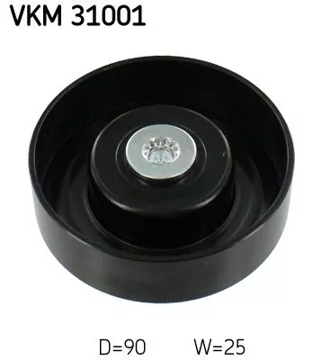Ombuigings-/geleidingspoelie, V-geribbelde riem SKF VKM 31001)