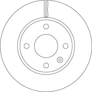 Remschijf TRW DF6783)