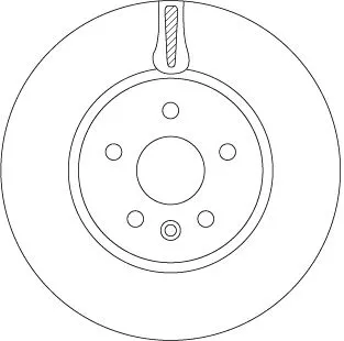 Remschijf TRW DF6820)