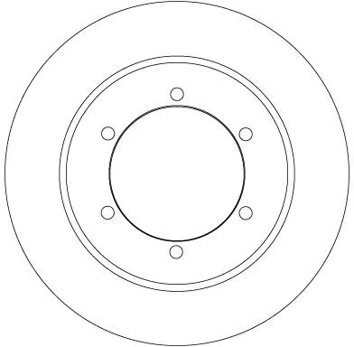 Remschijf TRW DF6790)