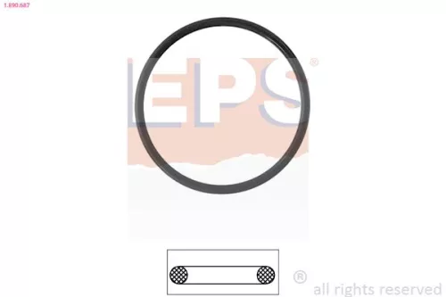 Afdichting, thermostaat EPS 1.890.687)