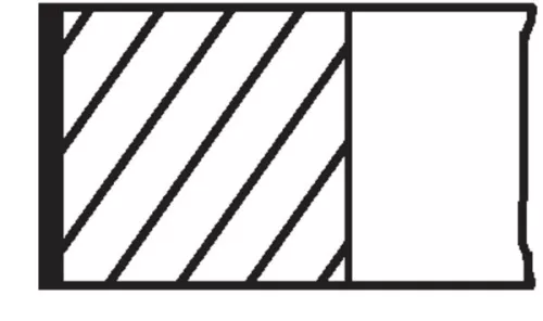 Zuigerveerenset MAHLE 015 61 N0)