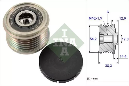 Alternator Freewheel Clutch Schaeffler INA 535 0194 10)