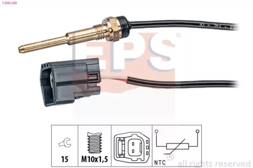 Sensor, koelvloeistoftemperatuur EPS 1.830.289)