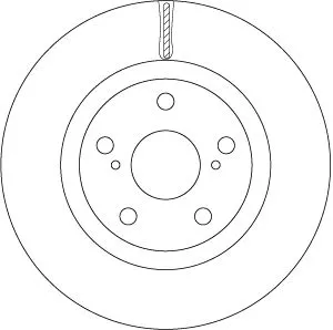 Remschijf TRW DF6675)