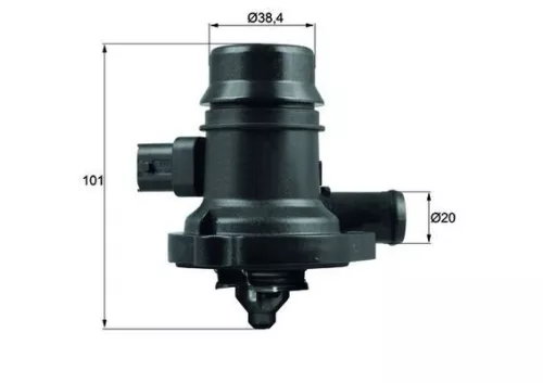 Thermostaat, koelvloeistof MAHLE TM 36 103)
