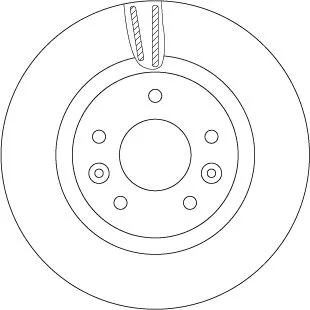 Remschijf TRW DF6786)