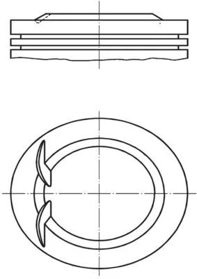 Zuiger MAHLE 011 02 00)