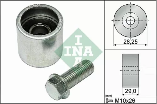 Deflection Pulley/Guide Pulley, timing belt Schaeffler INA 532 0714 10)