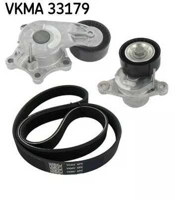 V-geribbelde riemset SKF VKMA 33179)