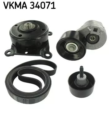 V-geribbelde riemset SKF VKMA 34071)