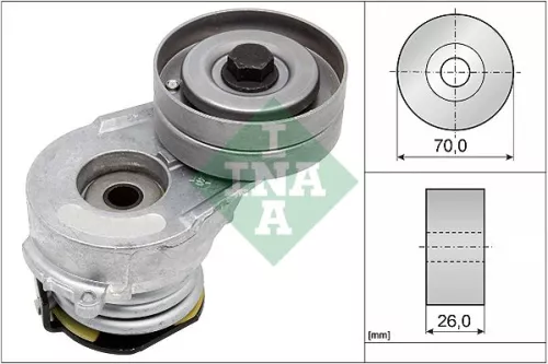 Riemspanner, V-geribbelde riem Schaeffler INA 534 0082 30)