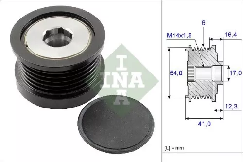 Alternator Freewheel Clutch Schaeffler INA 535 0259 10)