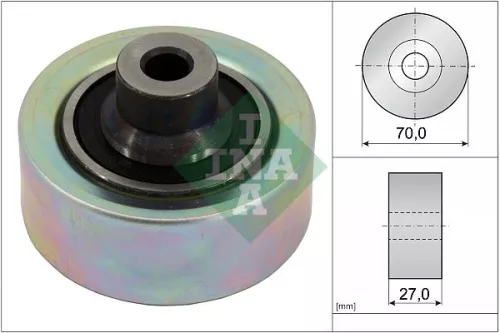Ombuigings-/geleidingspoelie, V-geribbelde riem Schaeffler INA 532 0474 10)