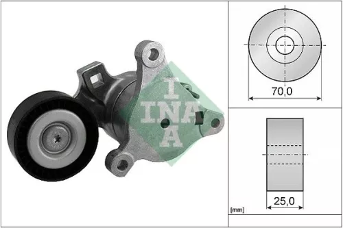Riemspanner, V-geribbelde riem Schaeffler INA 534 0362 10)