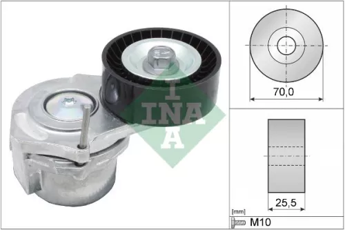 Riemspanner, V-geribbelde riem Schaeffler INA 534 0438 10)