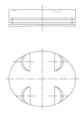 Zuiger MAHLE 005 24 01)