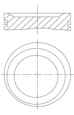 Piston MAHLE 011 75 01)