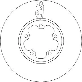 Brake Disc TRW DF6781S)