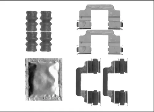 Accessoirekit, schijfremblokken TEXTAR 82540900)
