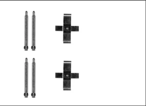 Accessoirekit, schijfremblokken TEXTAR 82540800)