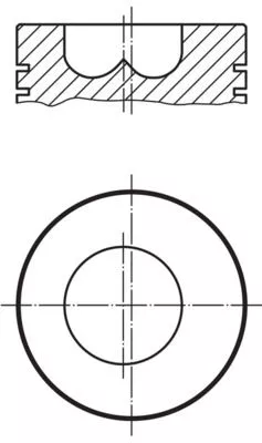 Zuiger MAHLE 009 89 00)
