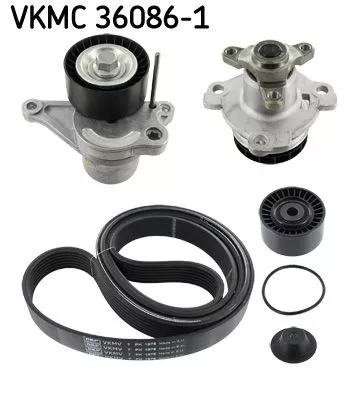 Waterpomp + V-riemset SKF VKMC 36086-1)